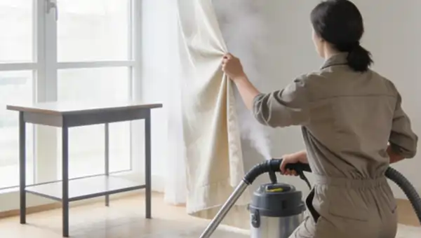 Gardinenreinigung inklusive Abhängen und Anbringen